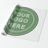 Gepersonaliseerd, stijlvol, modern & minimaal cadeaupapier (Uitgerold)