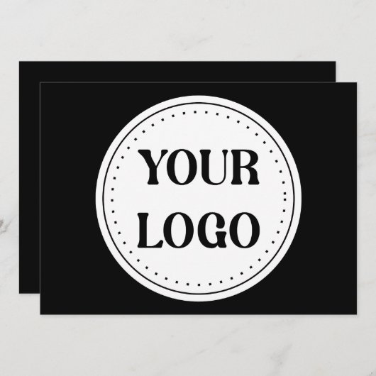 Gepersonaliseerd, stijlvol, modern & minimaal feestdagenkaart (Voorkant / Achterkant)