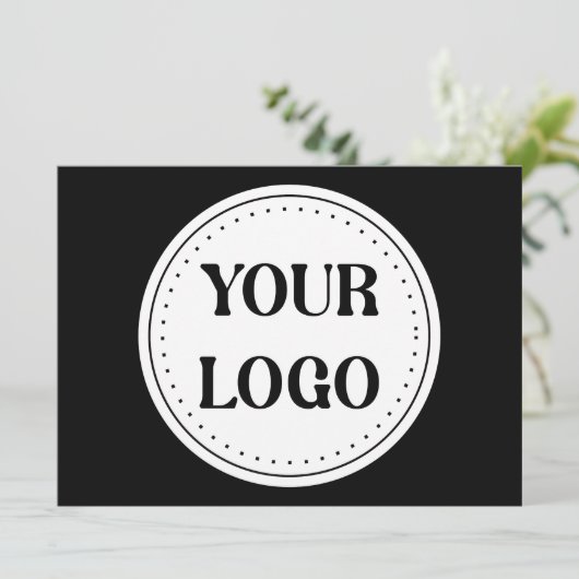 Gepersonaliseerd, stijlvol, modern & minimaal feestdagenkaart (Staand voorkant)