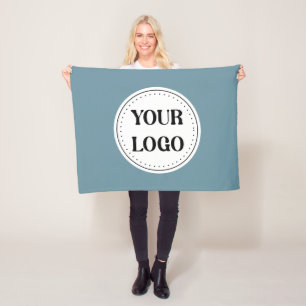 Gepersonaliseerd, stijlvol, modern & minimaal fleece deken
