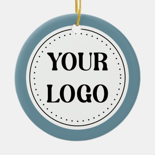 Gepersonaliseerd, stijlvol, modern & minimaal keramisch ornament (Voorkant)