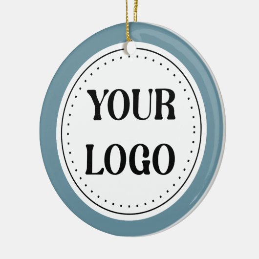 Gepersonaliseerd, stijlvol, modern & minimaal keramisch ornament (Links)