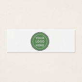 Gepersonaliseerd, stijlvol, modern & minimaal mini visitekaartjes (Voorkant)