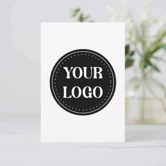 Gepersonaliseerd, stijlvol, modern & minimaal save the date (Staand voorkant)