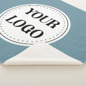 Gepersonaliseerd, stijlvol, modern & minimaal sherpa deken (3/4)