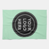 Gepersonaliseerd, stijlvol, modern & minimaal theedoek (Horizontaal)