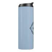 Gepersonaliseerd, stijlvol, modern & minimaal thermosbeker (Gedraaid links)