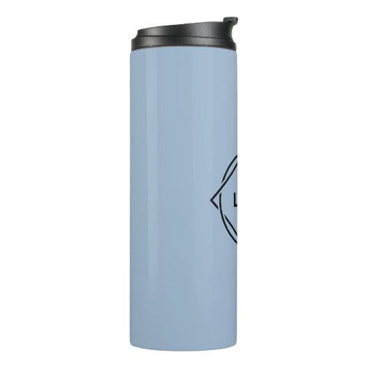 Gepersonaliseerd, stijlvol, modern & minimaal thermosbeker (Gedraaid links)