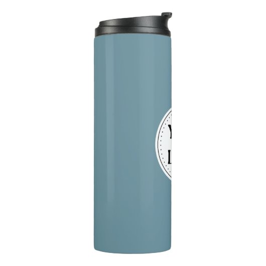 Gepersonaliseerd, stijlvol, modern & minimaal thermosbeker (Gedraaid links)