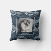 Gepersonaliseerd stijlvol Relatie Sierkussen (Achterkant)