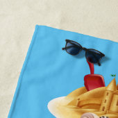 Gepersonaliseerd strandplezier strandlaken (In situ)