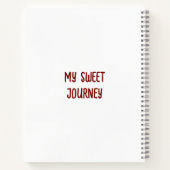 Gepersonaliseerd Strawberry Cheesecake Deluxe Noti Notitieboek (Achterkant)