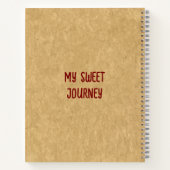 Gepersonaliseerd Strawberry Cheesecake Deluxe Noti Notitieboek (Achterkant)