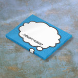 Gepersonaliseerd stripboek Funny Think Bubble Post-it® Notes<br><div class="desc">Cool,  trendy leuke design die de wham zap pow in je dag zetten. Het is een perfecte manier om een briefje achter te laten voor iemand thuis of op je werkplek. Ontworpen door Thisnotme©</div>