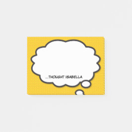 Gepersonaliseerd stripboek praatwolkje post-it® notes