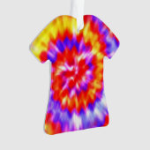 Gepersonaliseerd Stropdas met T-Shirt kerstversier Ornament (voorkant)