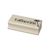 Gepersonaliseerd stutselel zaadje Een visnaam make Rubberstempel (Stempel)