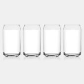 Gepersonaliseerd succes terug naar school blikvorm glas (Achterkant)