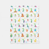 Gepersonaliseerd Sunny Day Sesamstraat Pattern Fleece Deken (Voorkant)