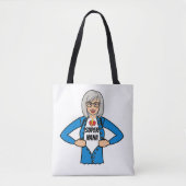 Gepersonaliseerd Super Nana Tas (Voorkant)