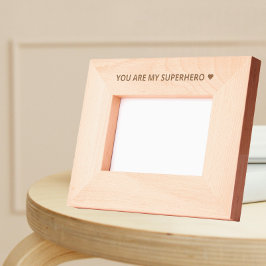 Gepersonaliseerd Superheld lijst – Vaderdag cadeau Gegraveerde Lijstjes