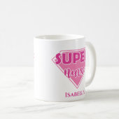 Gepersonaliseerd Superverpleegroze Koffiemok (Voorkant rechts)