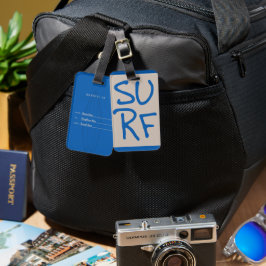 Gepersonaliseerd Surf Bagagelabel