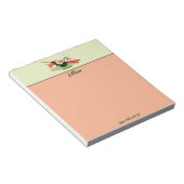 Gepersonaliseerd sushi-notitieblok notitieblok (Schuin)