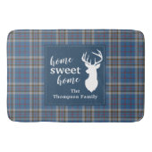 Gepersonaliseerd Sweet Home Tartan Clan Thompson P Badmat (Voorkant)