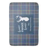 Gepersonaliseerd Sweet Home Tartan Clan Thompson P Badmat (Voorkant Verticaal)