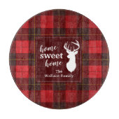 Gepersonaliseerd Sweet Home Tartan Clan Wallace Ps Snijplank (Voorkant)