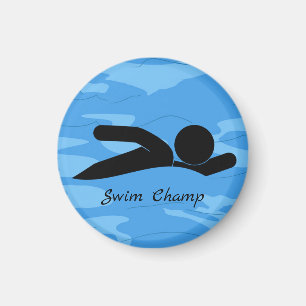 Gepersonaliseerd Swim Magnet