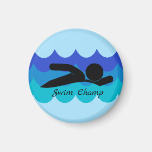 Gepersonaliseerd Swim Magnet