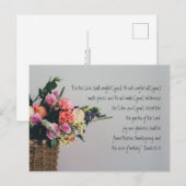 Gepersonaliseerd sympathie Bijbelse belofte Briefk Briefkaart (Voorkant / Achterkant)