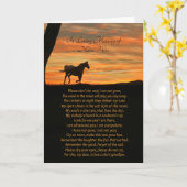 Gepersonaliseerd sympathikaart, Spiritueel gedicht Kaart (Gele Bloem)