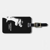 Gepersonaliseerd T-Rex Dinosaurus Bagagelabel (Voorkant horizontaal)