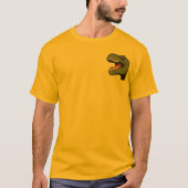 Gepersonaliseerd T-Rex Pocket t-shirt (Voorkant)