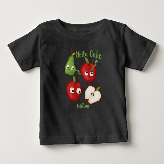 Gepersonaliseerd T-shirt van Baby (Voorkant)