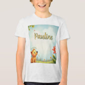 Gepersonaliseerd t shirt voor kinderen (Voorkant)