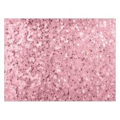 Gepersonaliseerd tafelkleed Roos Gold Glitter (Voorkant (Horizontaal))