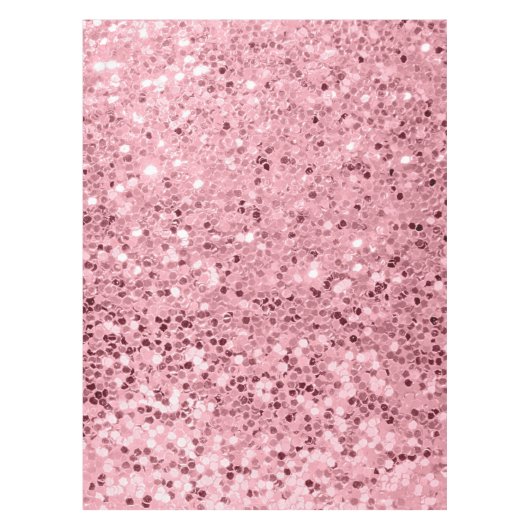 Gepersonaliseerd tafelkleed Roos Gold Glitter (Voorkant)