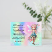 Gepersonaliseerd tandenfee Briefkaart voor kindere (Staand voorkant)