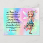 Gepersonaliseerd tandenfee Briefkaart voor kindere (Voorkant)