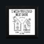Gepersonaliseerd tante Gift Ik wens u dat u de vol Cadeaudoosje<br><div class="desc">Op zoek naar het perfecte cadeau voor je tante die ver weg leeft? Kijk niet verder dan ons aangepaste tante cadeau! Deze keepaardbox is perfect om je tante een hartgrondig afscheid te laten nemen en haar te herinneren aan alle prachtige tijden die je samen deelde. Ons cadeau over lange afstand...</div>