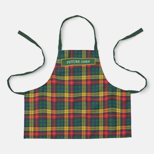 Gepersonaliseerd Tartan Clan Buchanan Pset Patroon Schort (Voorkant)