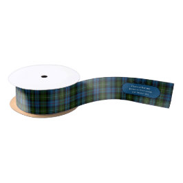 GEPERSONALISEERD TARTAN HANDFASTINGLINT NAMEN DATU SATIJNEN LINT
