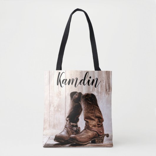 Gepersonaliseerd Tas BagBoots Country Rustiek West (Voorkant)