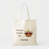 Gepersonaliseerd tas Canasta Queen (Voorkant)
