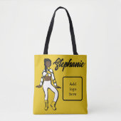Gepersonaliseerd Tas danser (Lemon White) (Voorkant)