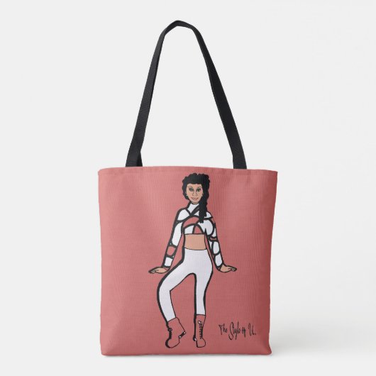 Gepersonaliseerd Tas danser (Perzikwit) (Achterkant)